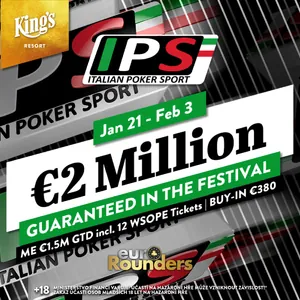 King's Resort: 50.000.000 Kč leží v garanci festivalu Italian Poker Sport King's Resort: 50.000.000 Kč leží v garanci festivalu Italian Poker Sport