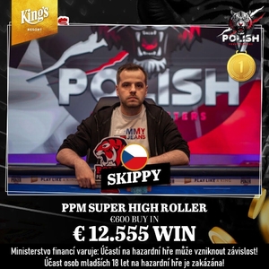 King's Resort: Skippy si doskákal pro triumf v PPM Super High Rolleru!