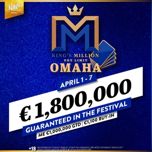 King's Resort: Do Rozvadova se vrací King's Million, tentokrát ve variantě Pot Limit Omaha King's Resort: Do Rozvadova se vrací King's Million, tentokrát ve variantě Pot Limit Omaha