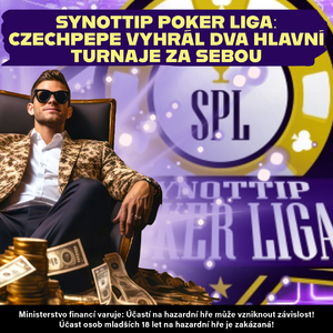Synottip Poker Liga: Czechpepe vyhrál dva hlavní turnaje za sebou – kolik bral tentokrát? Synottip Poker Liga: Czechpepe vyhrál dva hlavní turnaje za sebou – kolik bral tentokrát?