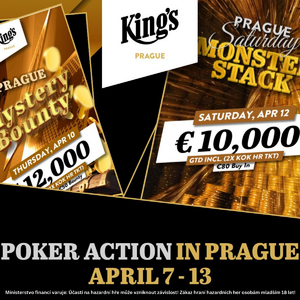 King’s Prague: Zahrajte si tento týden turnaj o 38 milionů korun! King’s Prague: Zahrajte si tento týden turnaj o 38 milionů korun!