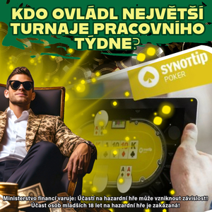 Synottip Poker: Zenithseeker tento týden ovládl stejný turnaj dvakrát a bral přes 50.000 Kč! Synottip Poker: Zenithseeker tento týden ovládl stejný turnaj dvakrát a bral přes 50.000 Kč!