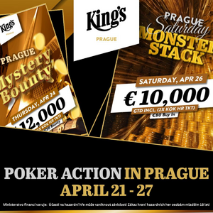King's Prague láká na Mystery Bounty a Monsterstack. O více než 500.000 Kč King's Prague láká na Mystery Bounty a Monsterstack. O více než 500.000 Kč