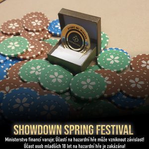 V pondělí startuje v Showdownu Spring Festival o celkových 850 000 Kč a raritní trofeje V pondělí startuje v Showdownu Spring Festival o celkových 850 000 Kč a raritní trofeje