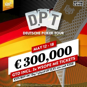 King's Resort: V půlce května se vrací populární Deutsche Poker Tour King's Resort: V půlce května se vrací populární Deutsche Poker Tour