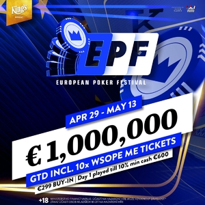 King's Resort: Zabaleta zabalil nejvíce v pátečních flightech EPF Main Eventu