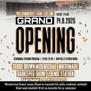 Grand Casino Aš zve na Grand Opening druhého poker roomu! Grand Casino Aš zve na Grand Opening druhého poker roomu!