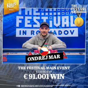 King's Resort: Ondřej Már je šampionem The Festival Main Eventu, z Rozvadova veze €91.001! King's Resort: Ondřej Már je šampionem The Festival Main Eventu, z Rozvadova veze €91.001!