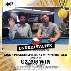King's Prague: Saturday Monsterstack přidal do sbírky titulů Ondřej Svatek