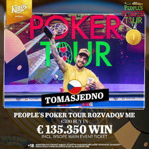 King's Resort: Tomasjedno ve finále People's Poker Tour nezaváhal a bere titul a odměnu 3.360.000 Kč!