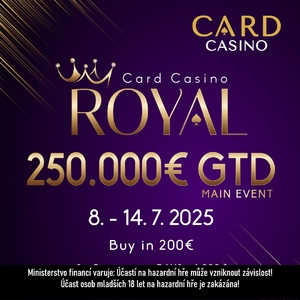 €250 000 ve hře! Je čas vyrazit na pokerový trip do Card Casino Šamorín! €250 000 ve hře! Je čas vyrazit na pokerový trip do Card Casino Šamorín!