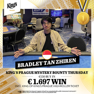 King’s Prague Mystery Bounty Thursday: Nejvíce bral z Čechů Tomáš Kvasnička. Vítězem se stal Bradley Zhiren. King’s Prague Mystery Bounty Thursday: Nejvíce bral z Čechů Tomáš Kvasnička. Vítězem se stal Bradley Zhiren.