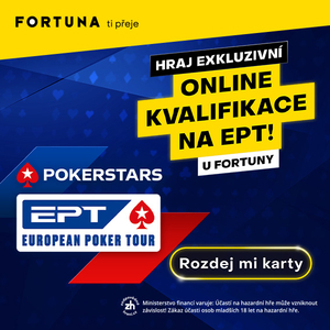 Skvělá zpráva! Na Fortuna Pokeru se můžete kvalifikovat na EPT Barcelona