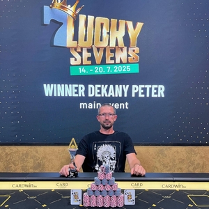 Card Casino Šamorín: Premiérovým šampionem turnaje Lucky Sevens je Peter Dekany Card Casino Šamorín: Premiérovým šampionem turnaje Lucky Sevens je Peter Dekany