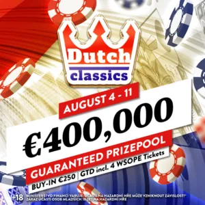 King’s Resort: Dutch Classics 2025 míří na Rozvadov, €400.000 v prize poolu a 4 WSOPE vstupenky ve hře!