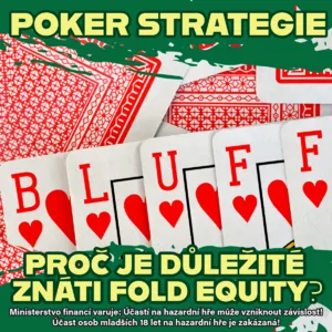 poker strategie - fold equity poker