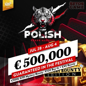 King's Resort: V Polish Poker Masters Mystery Bounty se v pátek dařilo Zahradníkovi s DIAPem