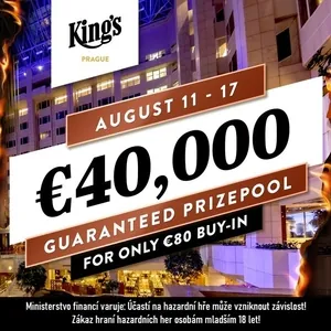 „King’s Prague rozdává milion: Zahraj si o podíl za pár euro!“