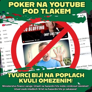Konec pokerové srandy na YouTube? Tvůrci poker obsahu vystaveni omezením!