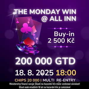 Rozpálené léto vrcholí: Dva pokerové večery v ALL INN CASINU! Rozpálené léto vrcholí: Dva pokerové večery v ALL INN CASINU!