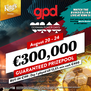 King's Resort: První tři postupy v GPD Main Eventu obstarali Tomanec, Baloun a Novák King's Resort: První tři postupy v GPD Main Eventu obstarali Tomanec, Baloun a Novák