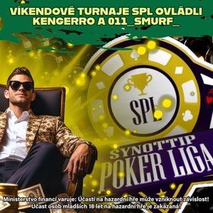 report z online poker turnajů na synottip.cz 30.8. az 31.8.
