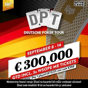 King’s Resort: Německá pokerová úroda na Rozvadově, DPT Deutsche Poker Tour s tučnou garancí a High Rollerem na závěr! King’s Resort: Německá pokerová úroda na Rozvadově, DPT Deutsche Poker Tour s tučnou garancí a High Rollerem na závěr!