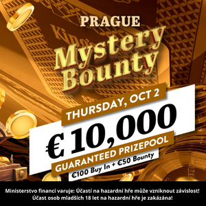 King's Prague: jak se dařilo domácím na prvním říjnovém Mystery Bounty Thursday? King's Prague: jak se dařilo domácím na prvním říjnovém Mystery Bounty Thursday?