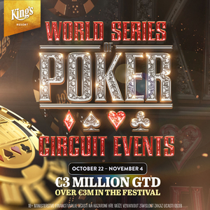 King's Resort: WSOP Circuit Czech Republic přináší mega garanci €3.000.000!
