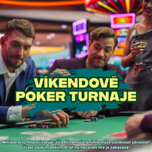Vyberte si z víkendové pokerové nabídky a zahrajte si speciály o miliony i klasické turnaje  Vyberte si z víkendové pokerové nabídky a zahrajte si speciály o miliony i klasické turnaje