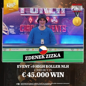 King’s Resort WSOPC: Zdeněk Žižka vyhrává prsten, Žídek třetí! V Main Eventu postupuje Rejč