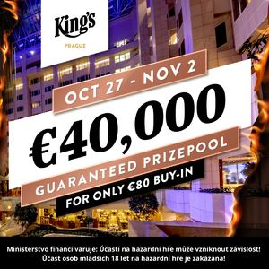 King's Prague: garance 1 Million Crown Series překonána, zbývá ještě jeden flight