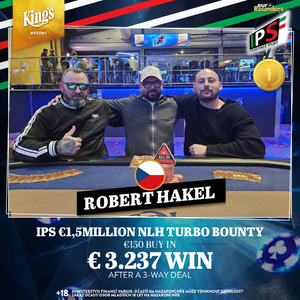 King’s Resort: Úspěšný pátek na IPS pro české barvy, čtyři postupy v Main Eventu a titul pro Roberta Hakela v Turbo Bounty