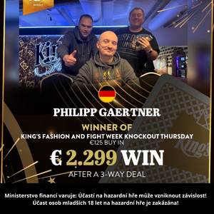 King’s Resort: Kamil Šerý bere stříbro na King’s Fashion and Fight Week Knockout