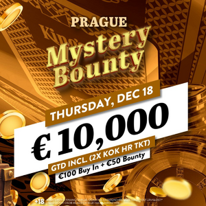King´s Prague: Thursday Mystery Bounty je po pauze zpět!