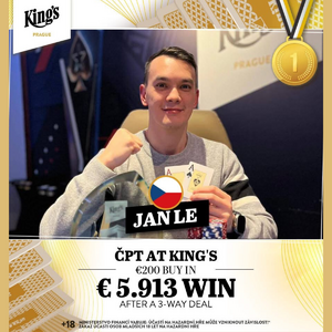 King’ Prague: vánočním králem ČPT je domácí Jan Le