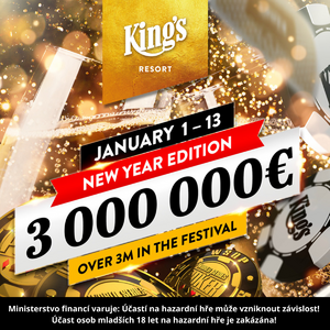 King´s Resort: nový rok na Rozvadově začal peckou, WSOPC s třímilionovou garancí je v plném proudu
