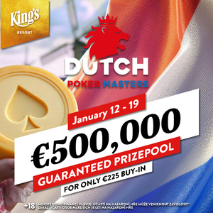 King’s Resort: V pátek si semifinále Main Eventu Dutch Poker Masters zajistili Nikin, Adam Rektořík a Jan Ticháček