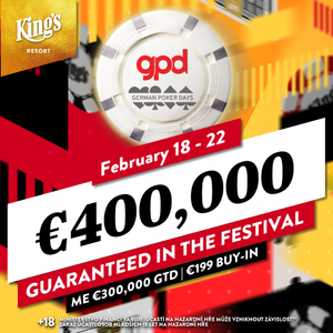 King’s Resort: Vian Boss vede domácí trio finalistů v German Poker Days Main Eventu