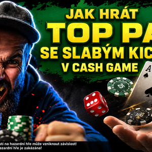 Poker strategie: Jak hrát top pár se slabým kickerem v cash game