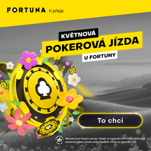 Fortuna má v květnu pro Čechy tisíce eur a skleněné trofeje