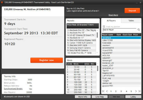 Party freeroll Party freeroll