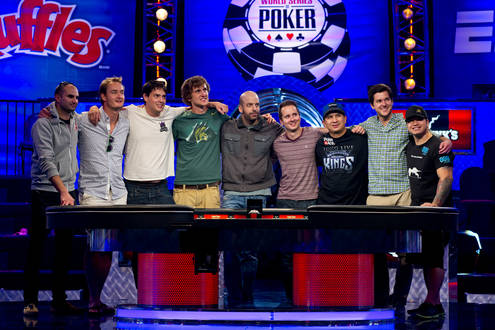 Finalist&eacute; Main Eventu World Series of Poker 2013