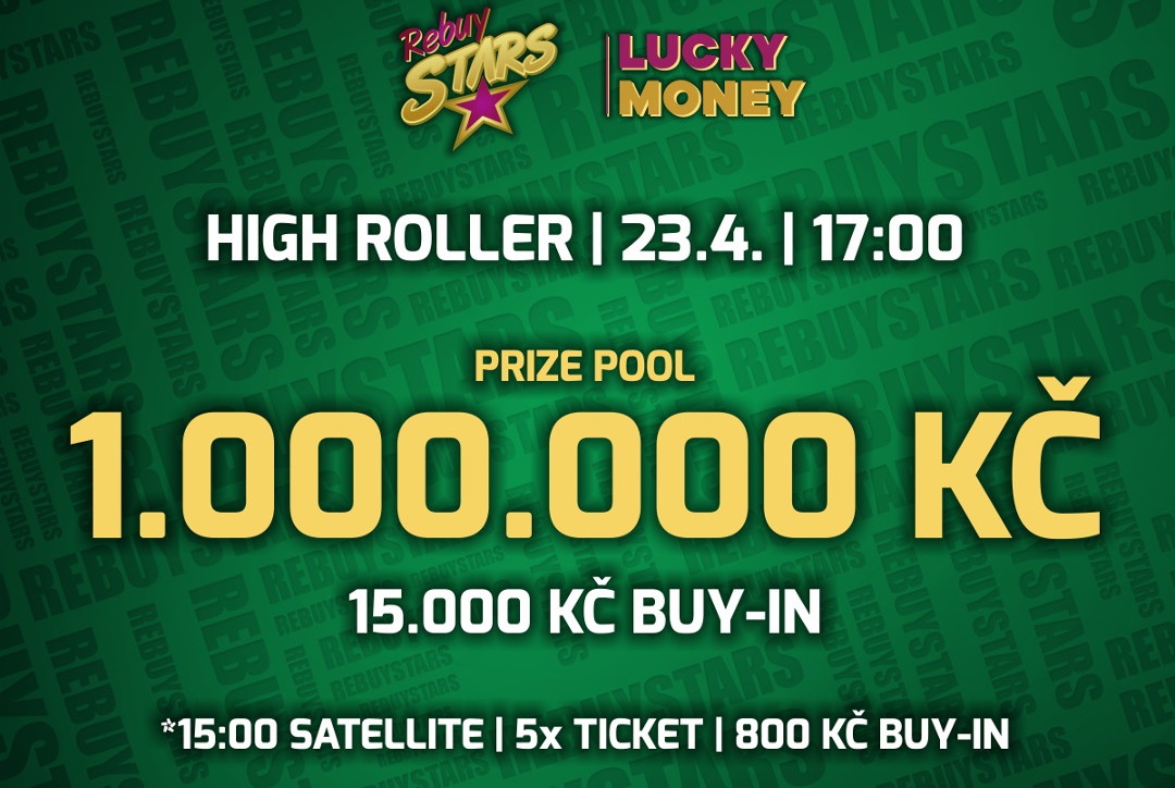 Úterní High Roller v RS na Lukách přináší boje o 1.000.000 korun od 17:00 Úterní High Roller v RS na Lukách přináší boje o 1.000.000 korun od 17:00