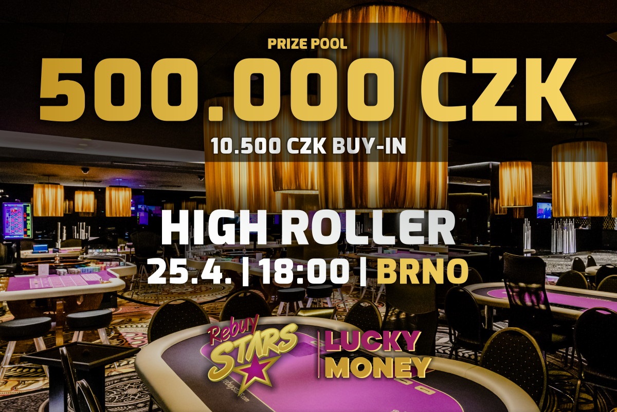High Roller o senzačních 500.000 Kč už ve čtvrtek v Rebuy Stars International High Roller o senzačních 500.000 Kč už ve čtvrtek v Rebuy Stars International