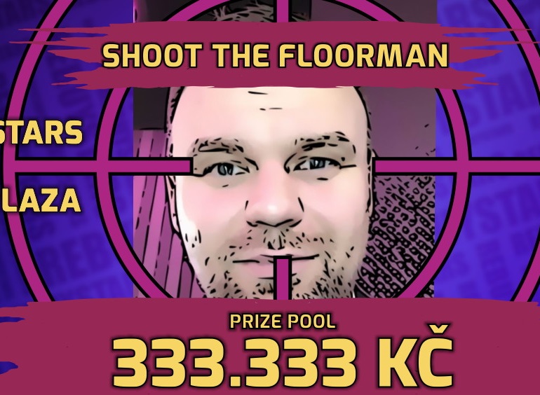 Sestřel floormana a zasáhni do hry o 333.333 Kč! Jedině v Rebuy Stars v Plzni Sestřel floormana a zasáhni do hry o 333.333 Kč! Jedině v Rebuy Stars v Plzni