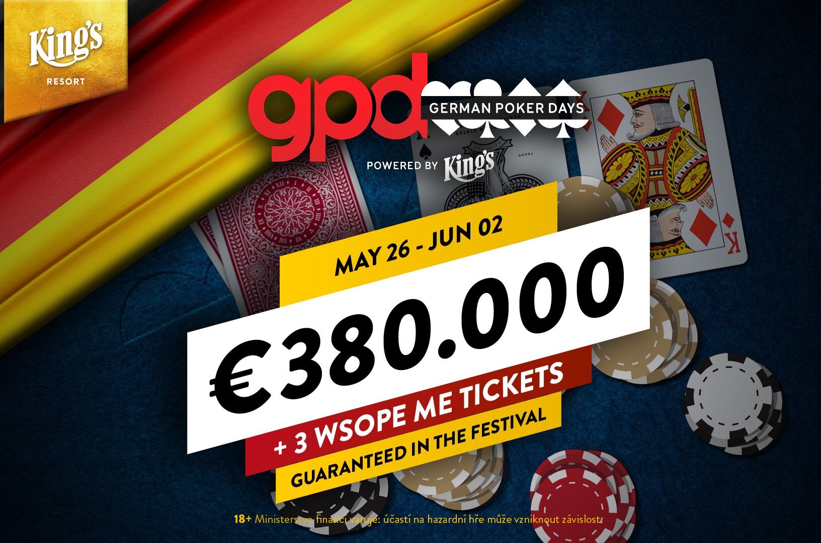 Hutný závěr května v King's, festival GPD garantuje přes €400.000 Hutný závěr května v King's, festival GPD garantuje přes €400.000
