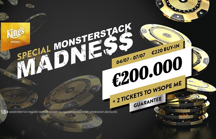 Prodloužený víkend se v King's ponese v duchu speciálního Monsterstack Madness Prodloužený víkend se v King's ponese v duchu speciálního Monsterstack Madness