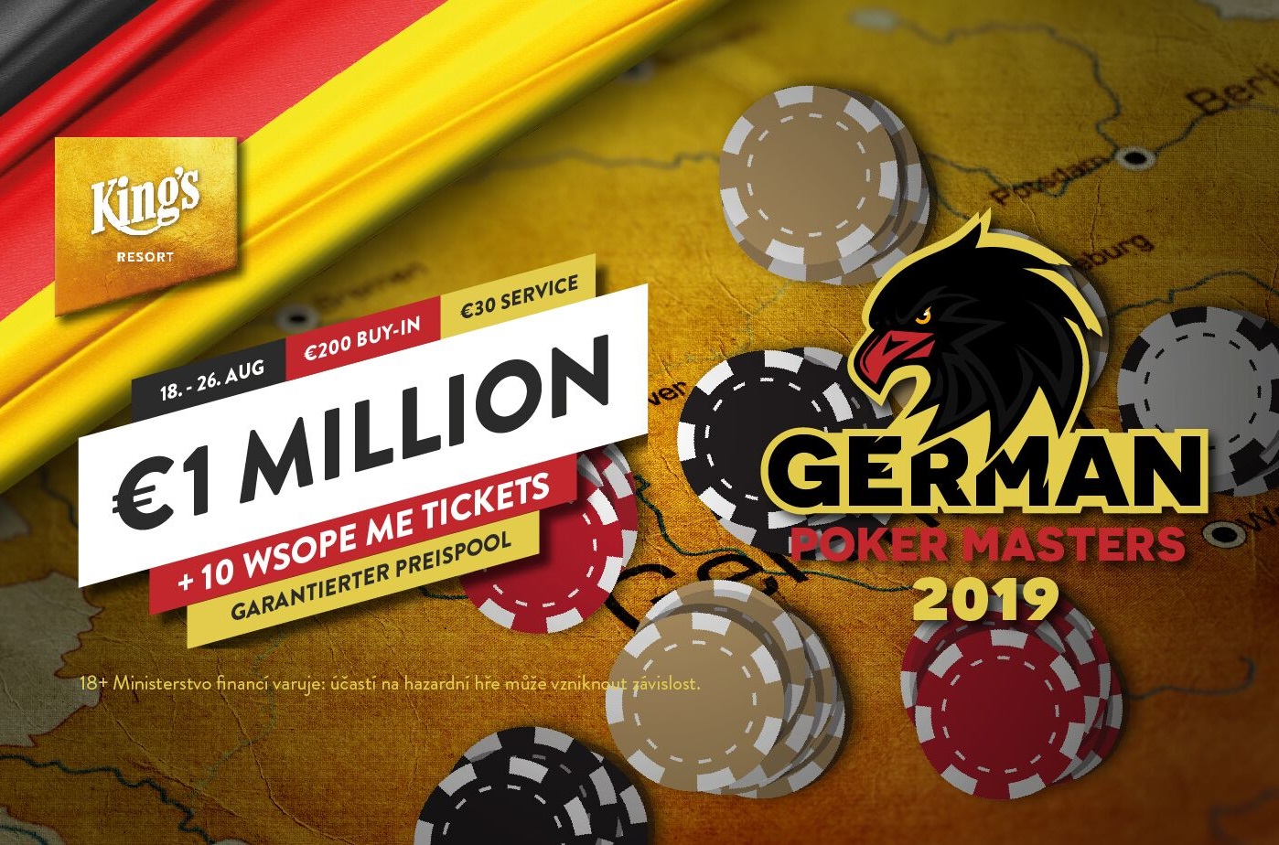 O €1.103.500 za hubičku. Do King's se valí monstrózní €230 German Poker Masters O €1.103.500 za hubičku. Do King's se valí monstrózní €230 German Poker Masters