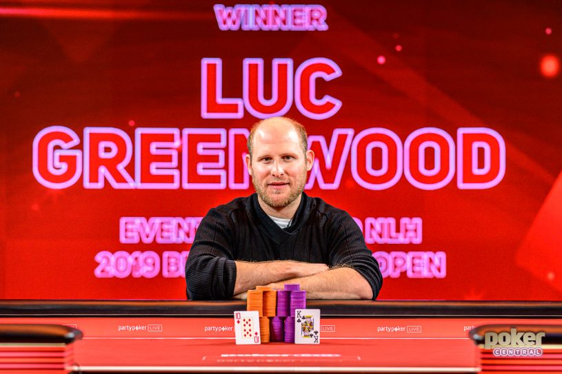 Prvním vítězem British Poker Open Luc Greenwood, O'Dwyer končí druhý Prvním vítězem British Poker Open Luc Greenwood, O'Dwyer končí druhý